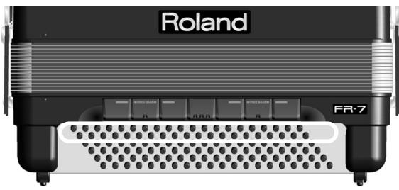 ROLAND FR-7 - Section Bass (main gauche) - 1