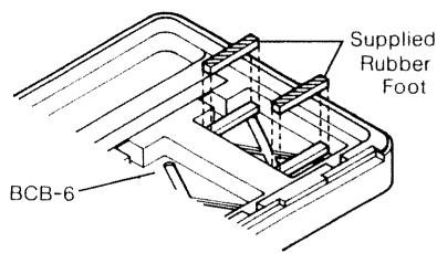 BCB-6 Supplied Rubber Foot