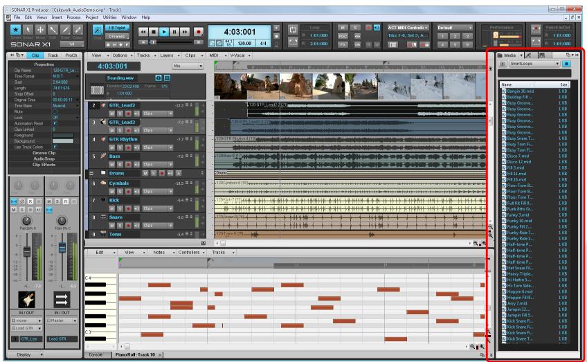 ROLAND SONAR X1 STUDIO - Didacticiel 2 – utilisation de l'explorateur - 1