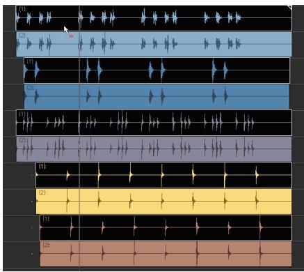 ROLAND SONAR X1 STUDIO - Grouper des clips pendant un enregistrement multipistes - 1