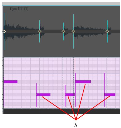 ROLAND SONAR X1 STUDIO - Caler sur les transitoires audio - 1