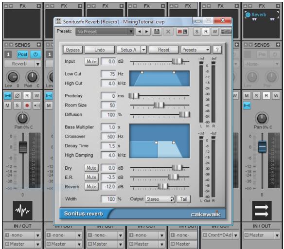 ROLAND SONAR X1 STUDIO - Reverb et delay - 2