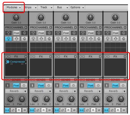 ROLAND SONAR X1 STUDIO - Ajout d'effets - 1