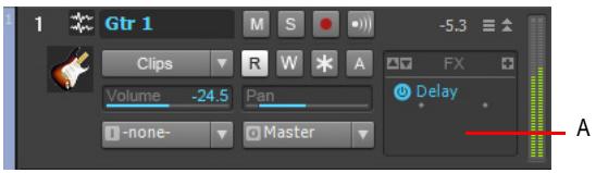 ROLAND SONAR X1 STUDIO - Ajouter des effets dans la vue pistes - 1