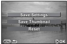 PENTAX Q - Saving the Camera Settings - 2