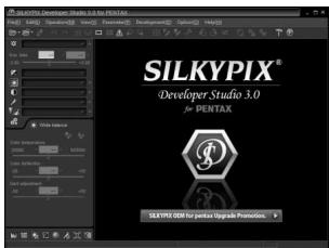 PENTAX Q - Screen of the SILKYPIX Developer Studio - 1