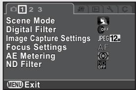 PENTAX Q - Use the four-way controller (▲▼▲▶) or e-dial to choose a scene mode, and press the OK button. - 3