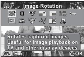 PENTAX Q - Playback Mode Palette Items - 1