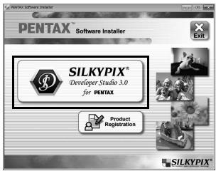 PENTAX Q - Click [SILKYPIX Developer Studio 3.0 for PENTAX]. - 1