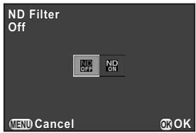 PENTAX Q - Setting the ND Filter - 1