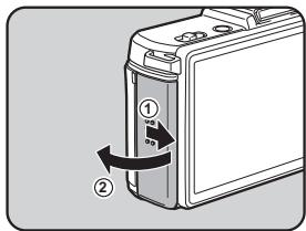 PENTAX Q - Inserting/Removing the Battery - 2