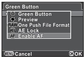PENTAX Q - Focusing Using the / Button - 1