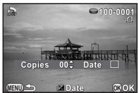 PENTAX Q - Setting the DPOF Settings - 3