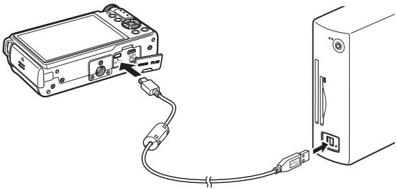 PENTAX Q - Connecting the Camera and a Computer - 1