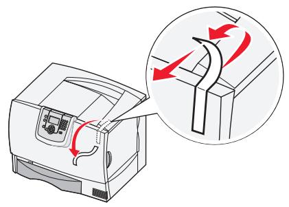 LEXMARK 4600 MFP OPTION - Entfernen der Druckkassettenverpackung - 1