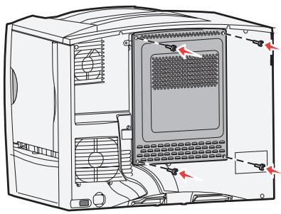 LEXMARK 4600 MFP OPTION - Anbringen der Abdeckung - 1