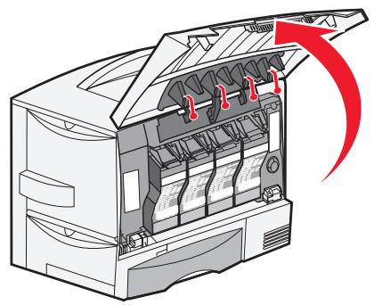 LEXMARK 4600 MFP OPTION - Entfernen der Druckkassettenverpackung - 2