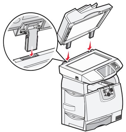 LEXMARK 4600 MFP OPTION - Installieren des Scanners - 3