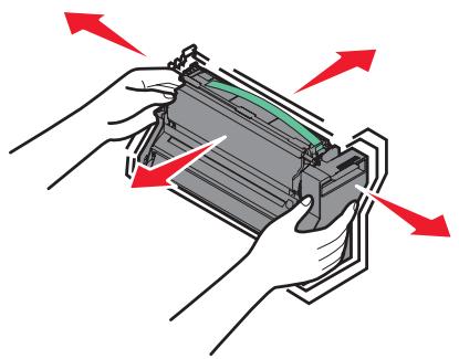 LEXMARK 4600 MFP OPTION - Entfernen der Druckkassettenverpackung - 5