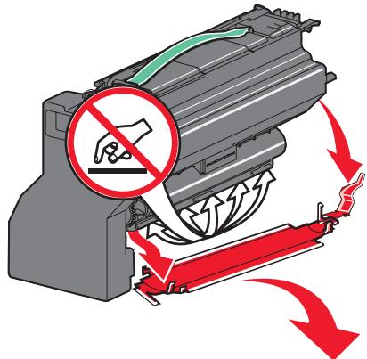 LEXMARK 4600 MFP OPTION - Entfernen der Druckkassettenverpackung - 6