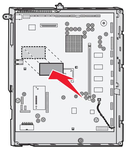 LEXMARK 4600 MFP OPTION - Installieren von Firmware-Karten - 2