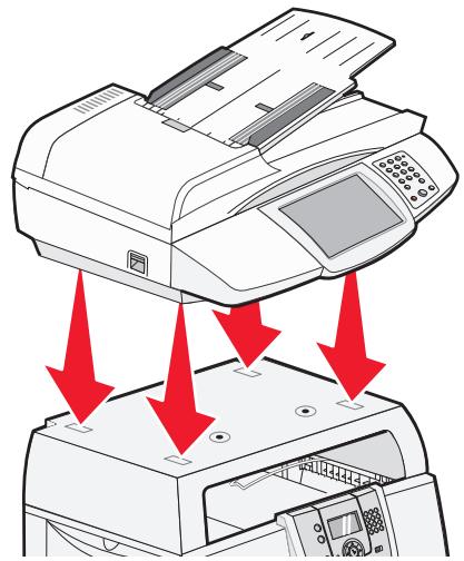 LEXMARK 4600 MFP OPTION - Installieren des Scanners - 1