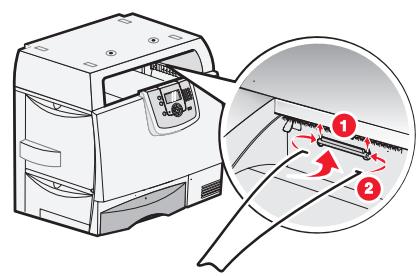 LEXMARK 4600 MFP OPTION - Installieren der Scannerablage - 4