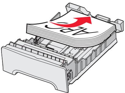 LEXMARK C530 - Einlagen von Druckmedien in das Standardfach - 4