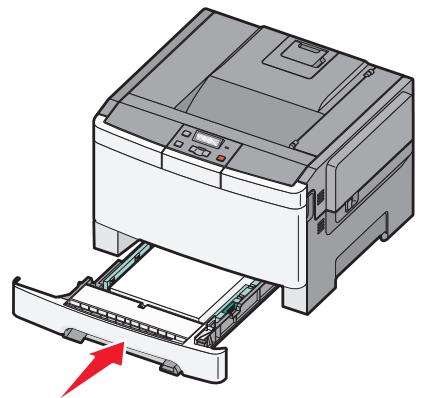 LEXMARK C544 - Einlagen von Druckmedien in das Standard-250-Blatt-Fach - 6