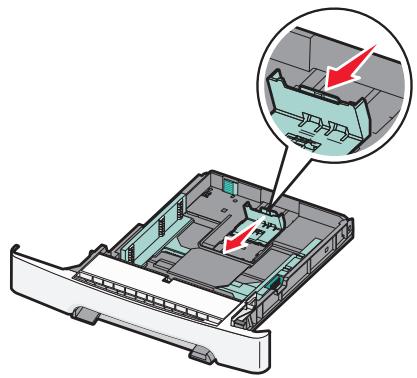 LEXMARK C544 - Einlagen von Druckmedien in das Standard-250-Blatt-Fach - 2