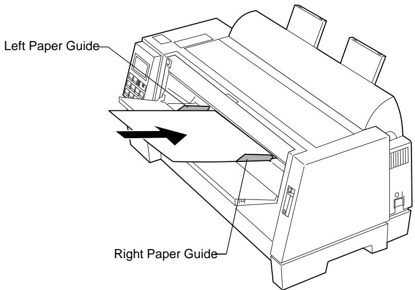 LEXMARK FORMS PRINTER 4227 PLUS - To load a single sheet: - 1