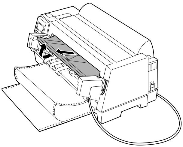 LEXMARK FORMS PRINTER 4227 PLUS - Loading Continuous Forms in the Tractor 2 Feeder - 1