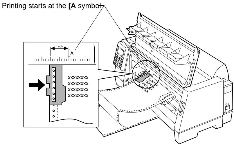 LEXMARK FORMS PRINTER 4227 PLUS - To load continuous forms: - 4
