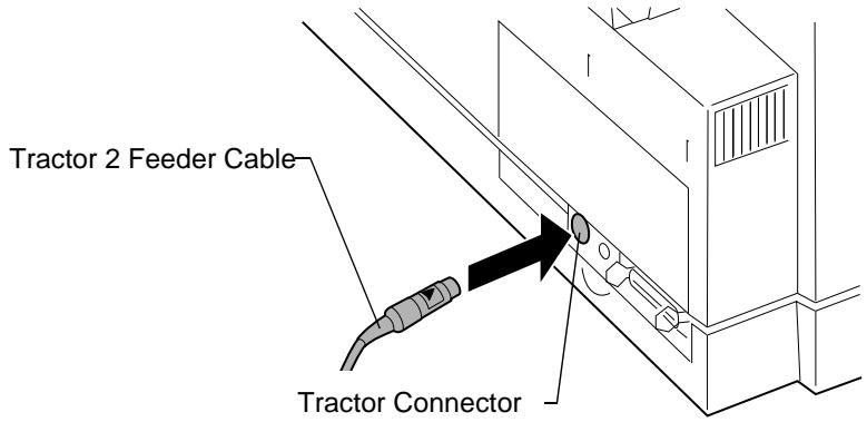 LEXMARK FORMS PRINTER 4227 PLUS - Installing the Tractor 2 Feeder - 6