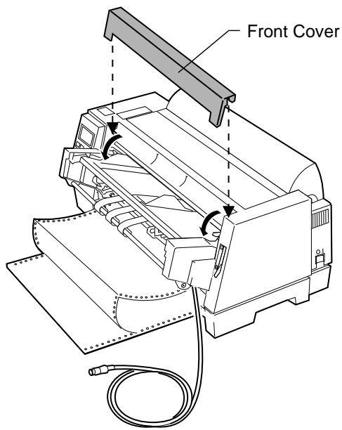LEXMARK FORMS PRINTER 4227 PLUS - Installing the Tractor 2 Feeder - 3