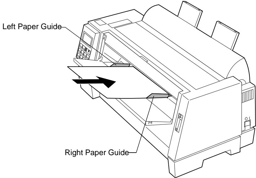 LEXMARK FORMS PRINTER 4227 PLUS - Open the manual feed door. - 3