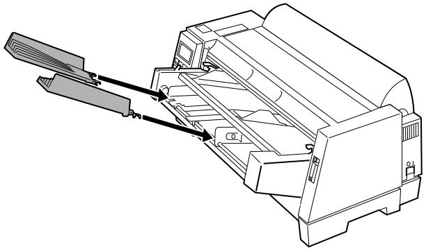 LEXMARK FORMS PRINTER 4227 PLUS - Installing the Auto Sheet Feeder - 3