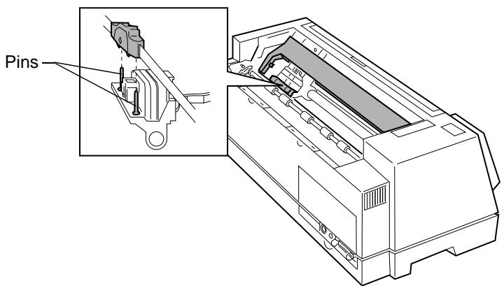 LEXMARK FORMS PRINTER 4227 PLUS - Installing the Ribbon Cartridge - 4