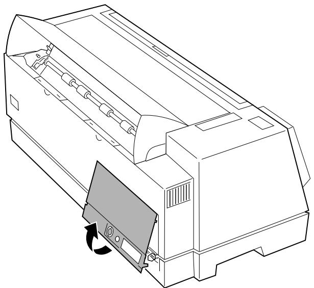 LEXMARK FORMS PRINTER 4227 PLUS - Installing the Tractor 2 Feeder - 4