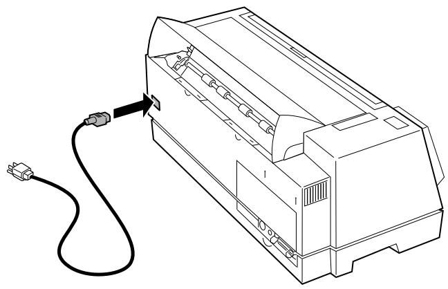 LEXMARK FORMS PRINTER 4227 PLUS - Connecting the Power Cord - 1