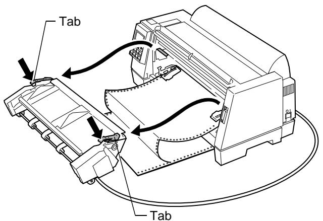 LEXMARK FORMS PRINTER 4227 PLUS - Removing the Tractor 2 Feeder - 1