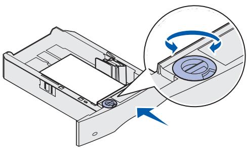 LEXMARK T630 VE - Einlagen von Druckmedien in die Fächer - 5