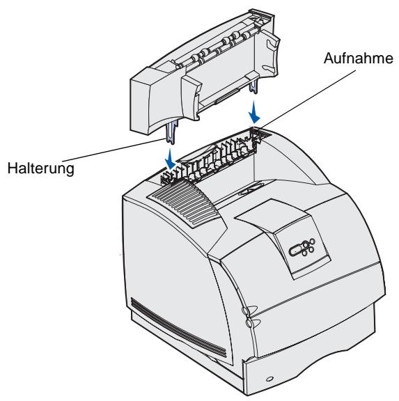 LEXMARK T630 VE - Installieren von Ausgabeerweiterungen - 4