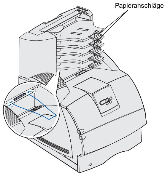 LEXMARK T630 VE - Installieren einer Mailbox mit 5 Ablagen - 5