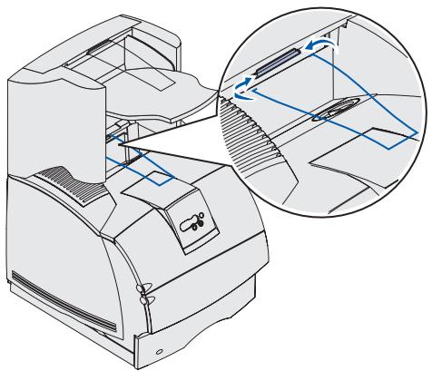 LEXMARK T630 VE - Installieren von Ablagen mit hoher Kapazität - 5