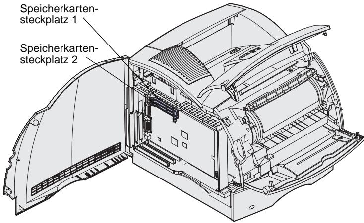 LEXMARK T630 VE - Installieren von zusätzlichem Druckerspeicher - 1