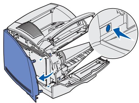 LEXMARK T630 VE - Zugreifen auf die Systemplatine des Druckers - 2