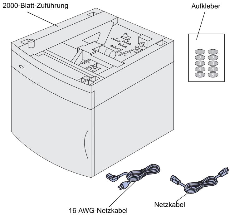 LEXMARK T630 VE - Entpacken der 2000-Blatt-Papierzuführung - 1