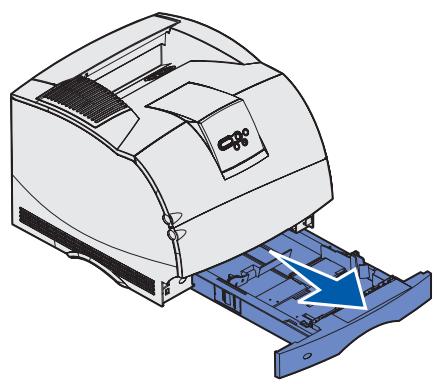 LEXMARK T630 VE - Einlagen von Druckmedien in die Fächer - 2