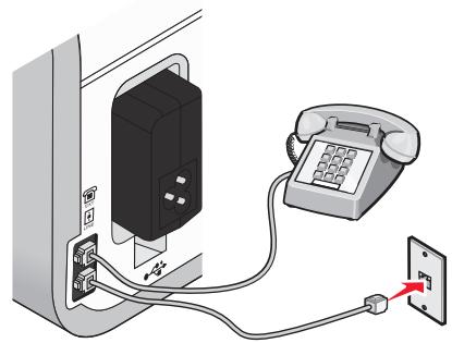 LEXMARK X5690 - Anschluss an ein Telefon - 3